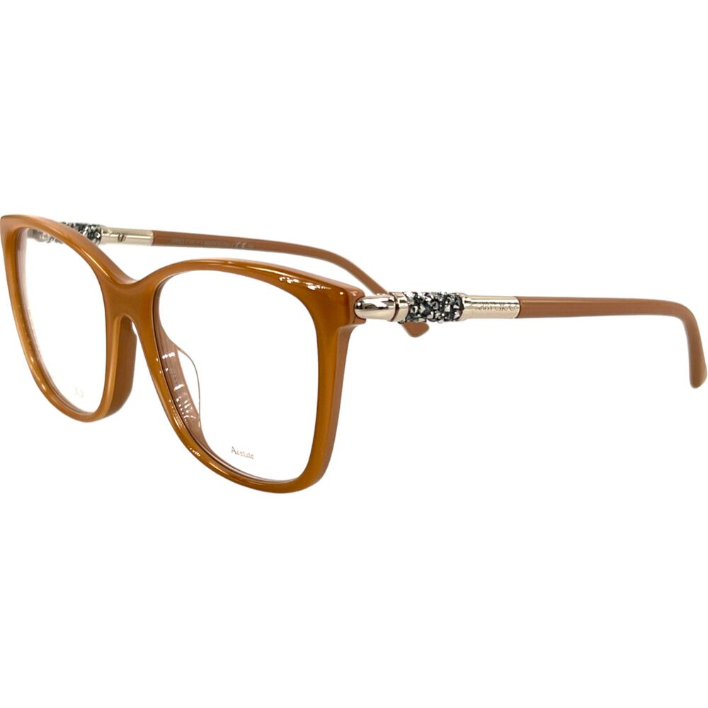 Jimmy Choo JC294G Womens Eyeglass Frame 22C Crystal Nude